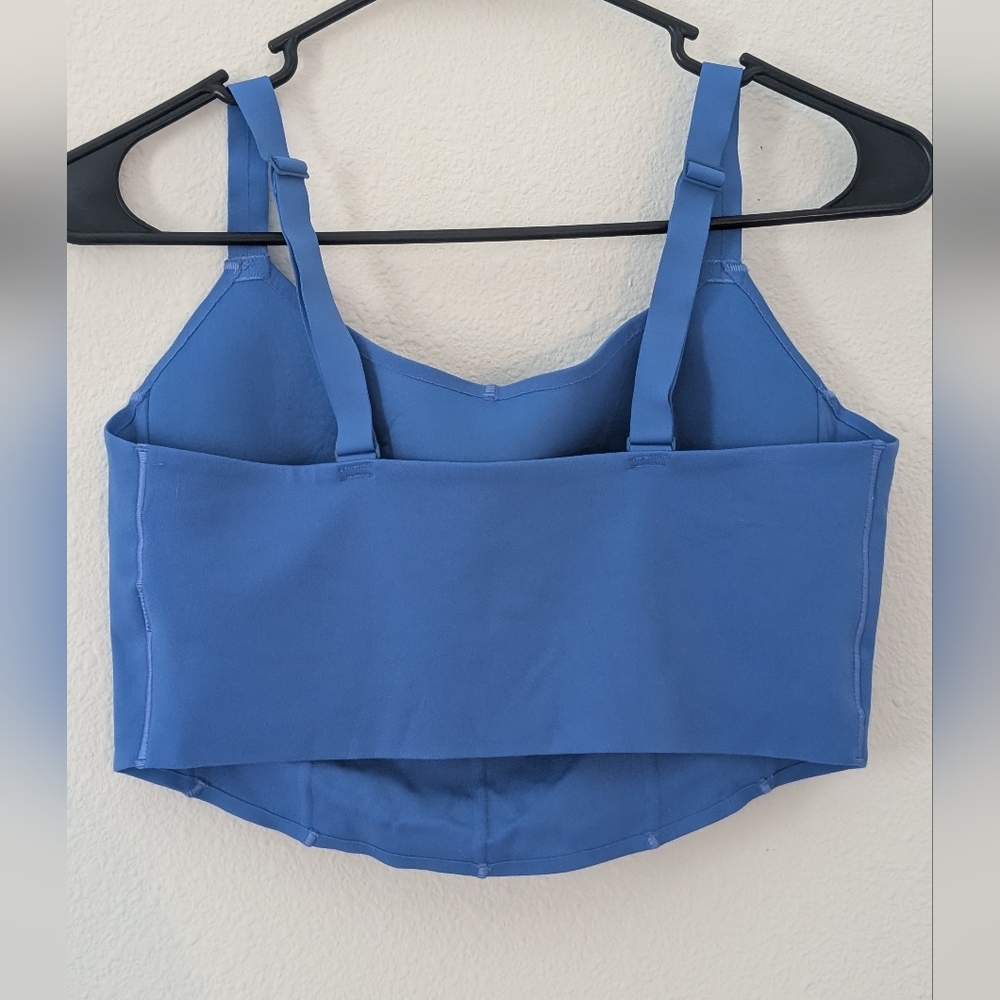 Offline By Aerie Vibrant Blue Structured Crop Top - Picture 4 of 4